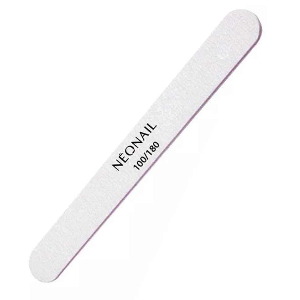 NeoNail, pilnik prosty 100/180, szary, 1 szt.