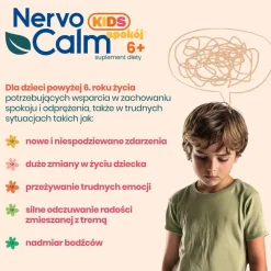 NervoCalm KIDS Spokój 6+, żelki, smak malinowy, 30 szt.