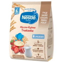 Nestle, kaszka mleczno-ryżowa, truskawka, 6 m+, 230 g