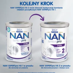 Nestle Nan Expertpro HA 1, mleko początkowe, dla niemowląt od urodzenia, 400 g