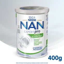 Nestle Nan ExpertPro Total Comfort, kolki, zaparcia, ulewania dla niemowląt od urodzenia, 400 g