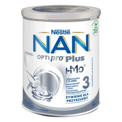 Nestle Nan Optipro Plus 3 HMO, produkt na bazie mleka dla małych dzieci, 800 g