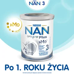 Nestle Nan Optipro Plus 3 HMO, produkt na bazie mleka dla małych dzieci, 800 g