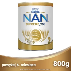 Nestle Nan Supremepro 2, mleko następne w proszku dla niemowląt powyżej 6. miesiąca, 800 g