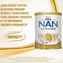 Nestle Nan Supremepro 3, produkt na bazie mleka po 1. roku życia, 800 g