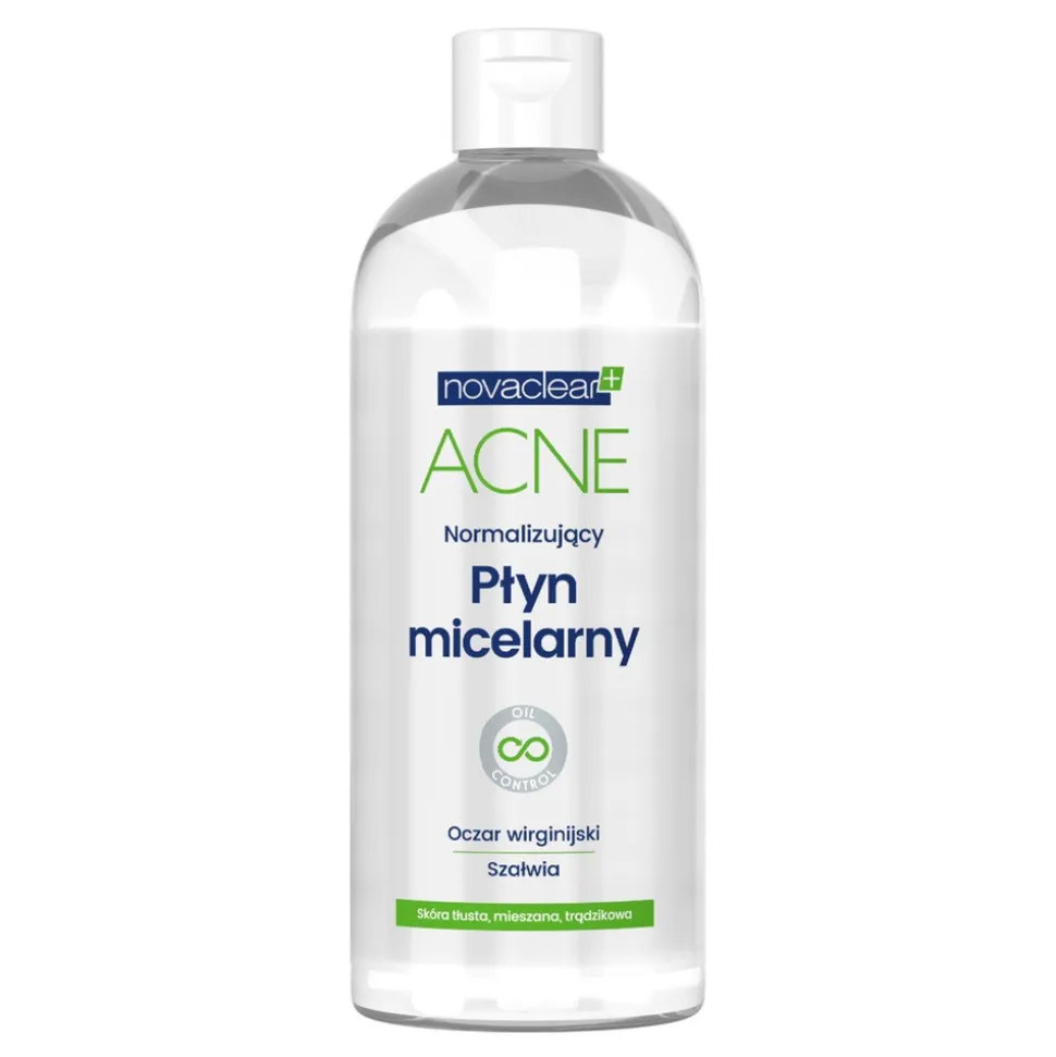 Novaclear Acne, normalizujący płyn micelarny, 400 ml