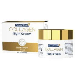 Novaclear Collagen, krem ujędrniająco-wygładzający na noc, 50 ml