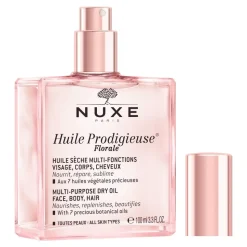 Nuxe Huile Prodigieuse Florale, wielofunkcyjny suchy olejek do pielęgnacji twarzy, ciała i włosów, 100 ml