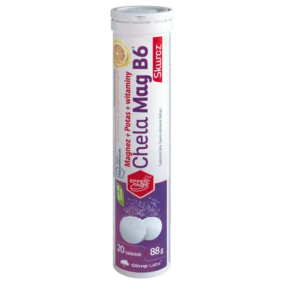 Olimp Chela-Mag B6 Skurcz, tabletki musujące, 20 szt.