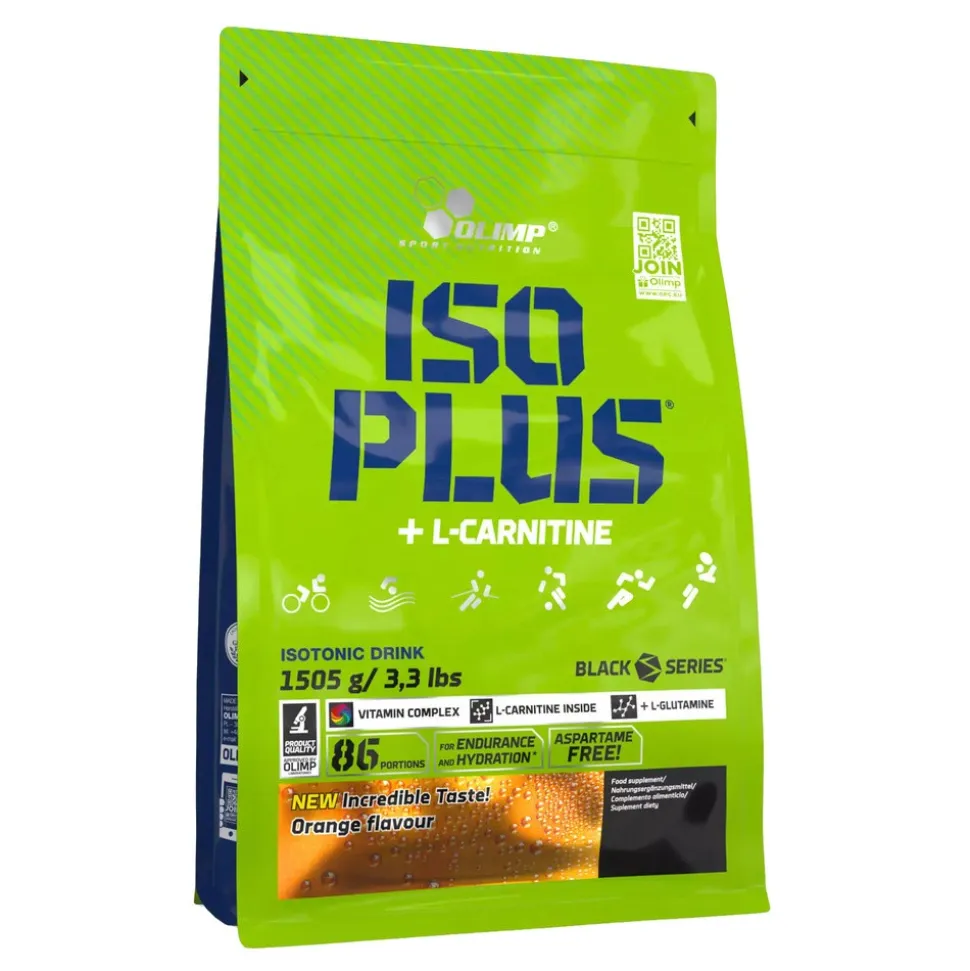 Olimp Iso Plus, proszek, smak pomarańczowy, 1505 g