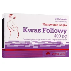 Olimp Kwas foliowy, 400 µg, tabletki, 30 szt