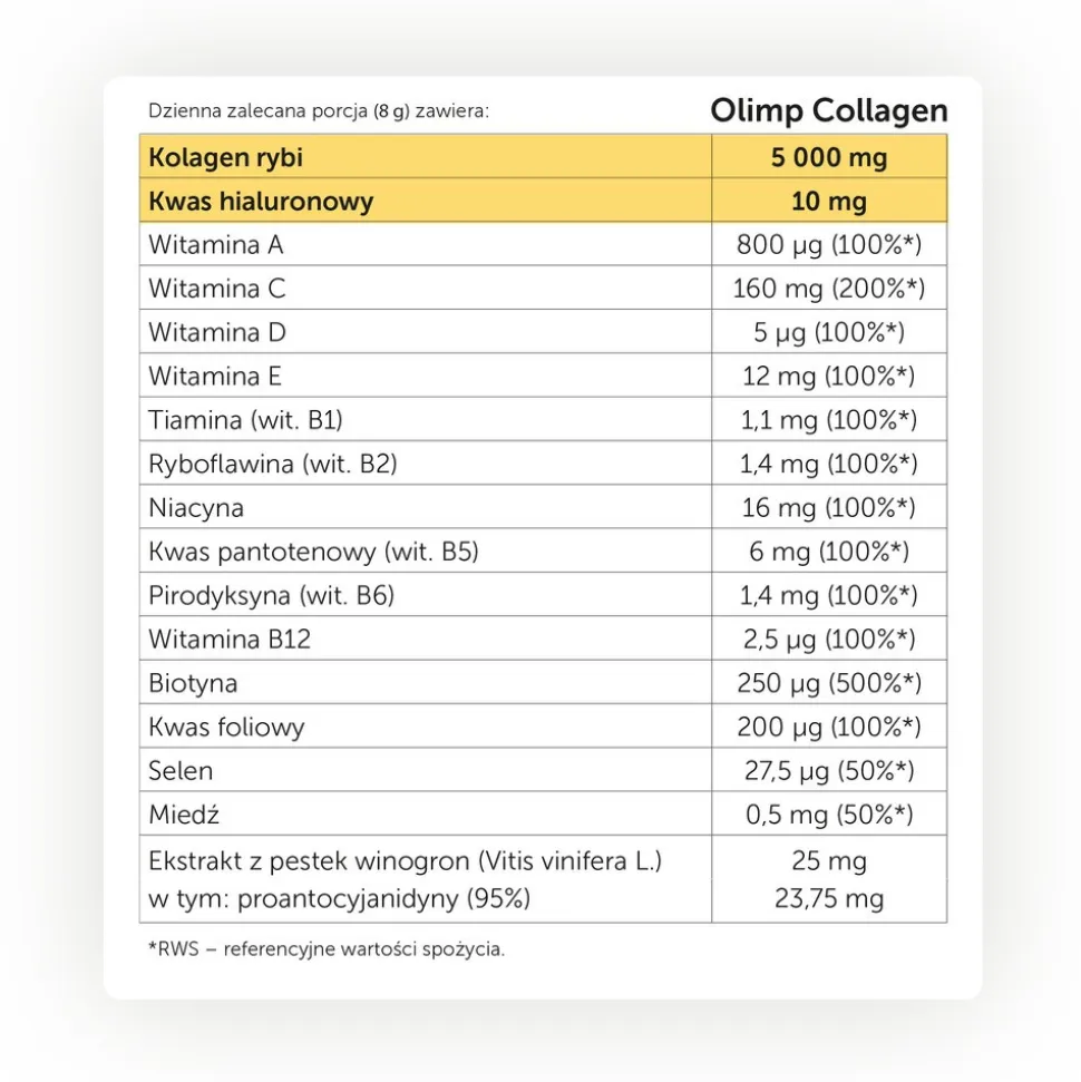 Olimp Labs Collagen, proszek, smak ananasowy, 240 g