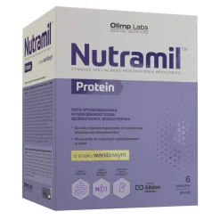 Olimp Nutramil Complex Protein, smak waniliowy, 6 saszetek