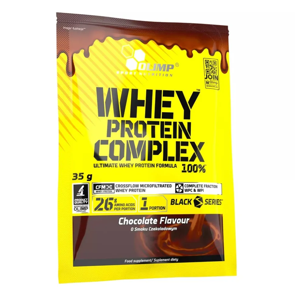 Olimp Whey Protein Complex 100%, proszek, smak czekoladowy, 35 g
