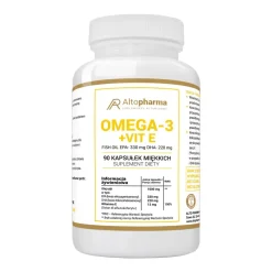 Omega 3 + Vit E Fish Oil, kapsułki miękkie, 90 szt.