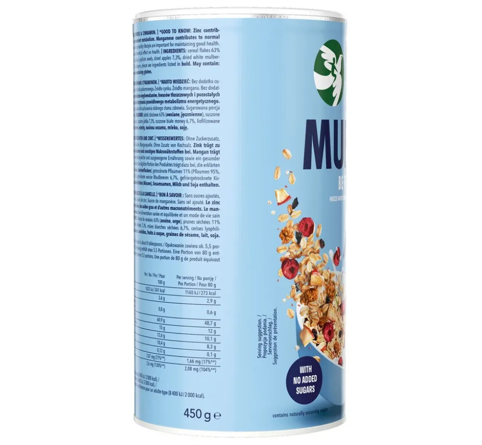OneDayMore Muesli BeFit Sylwetkowe, 450 g