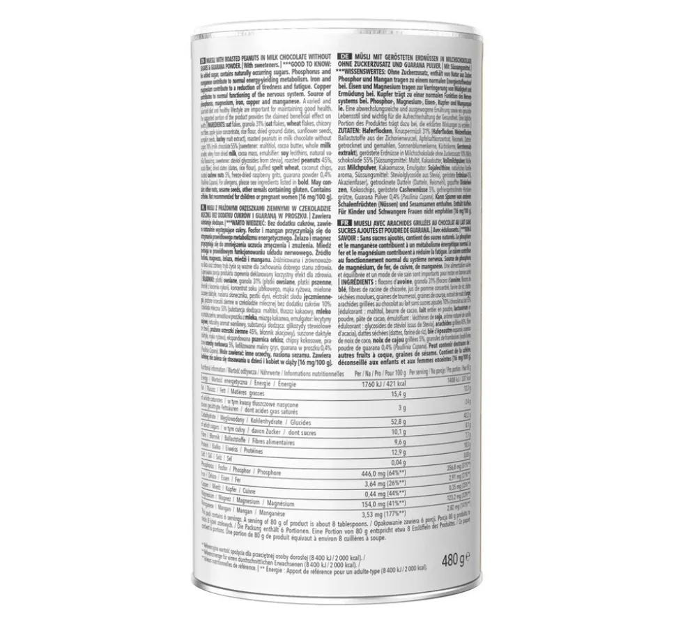OneDayMore Muesli Superfoods Energy, 480 g