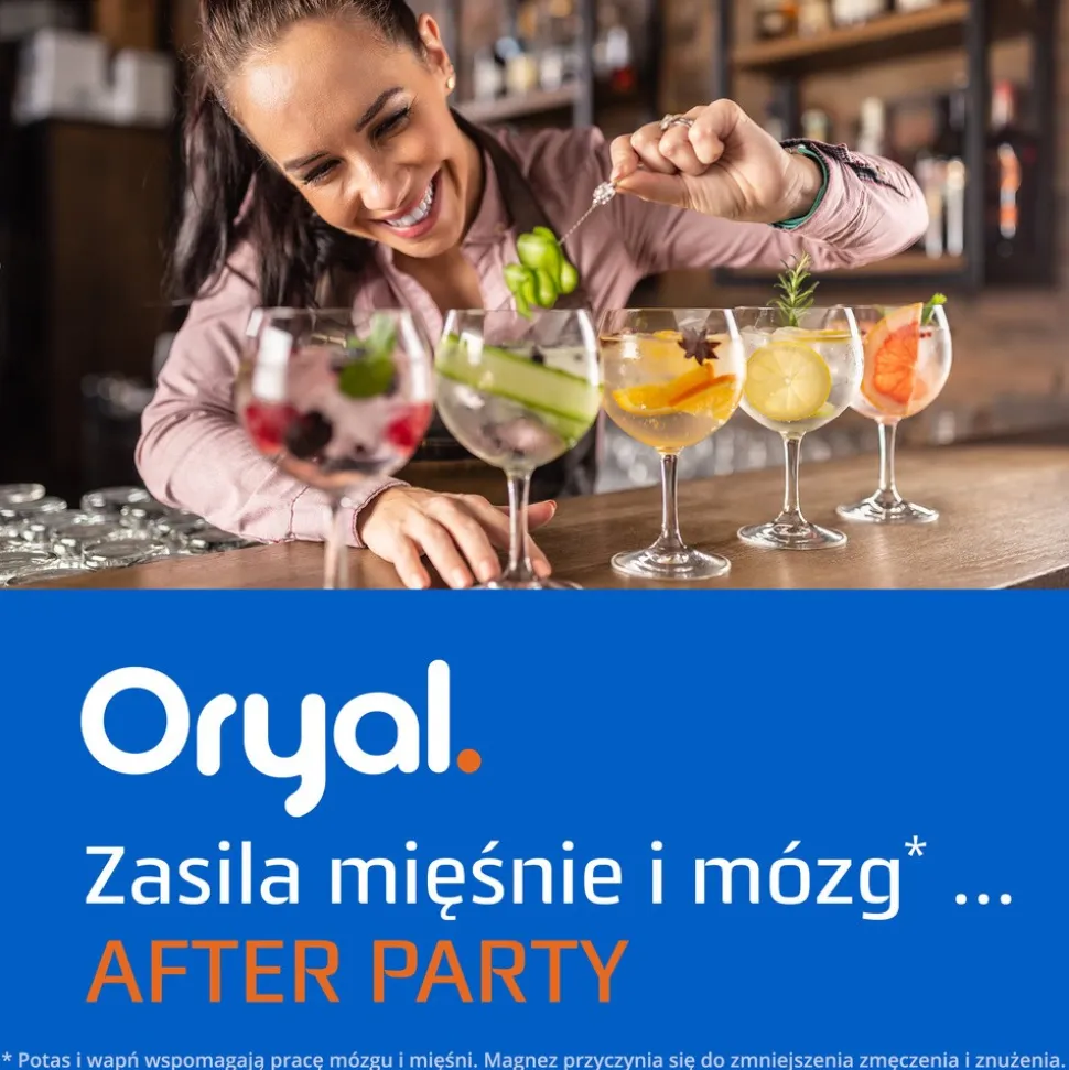 Oryal After Party, tabletki musujące, 18 szt.
