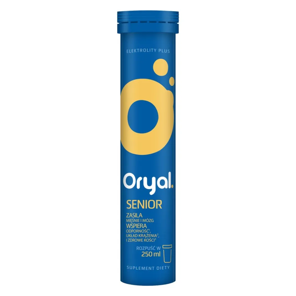 Oryal Senior, tabletki musujące, 20 szt.