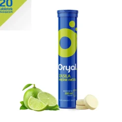Oryal, tabletki musujące, smak limonkowo-cytrynowy, 20 szt.