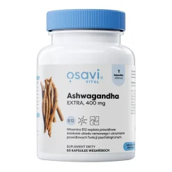 Osavi Ashwagandha Extra 400 mg, kapsułki twarde, 60 szt.