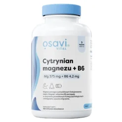 Osavi Cytrynian Magnezu + B6, kapsułki twarde, 180 szt.
