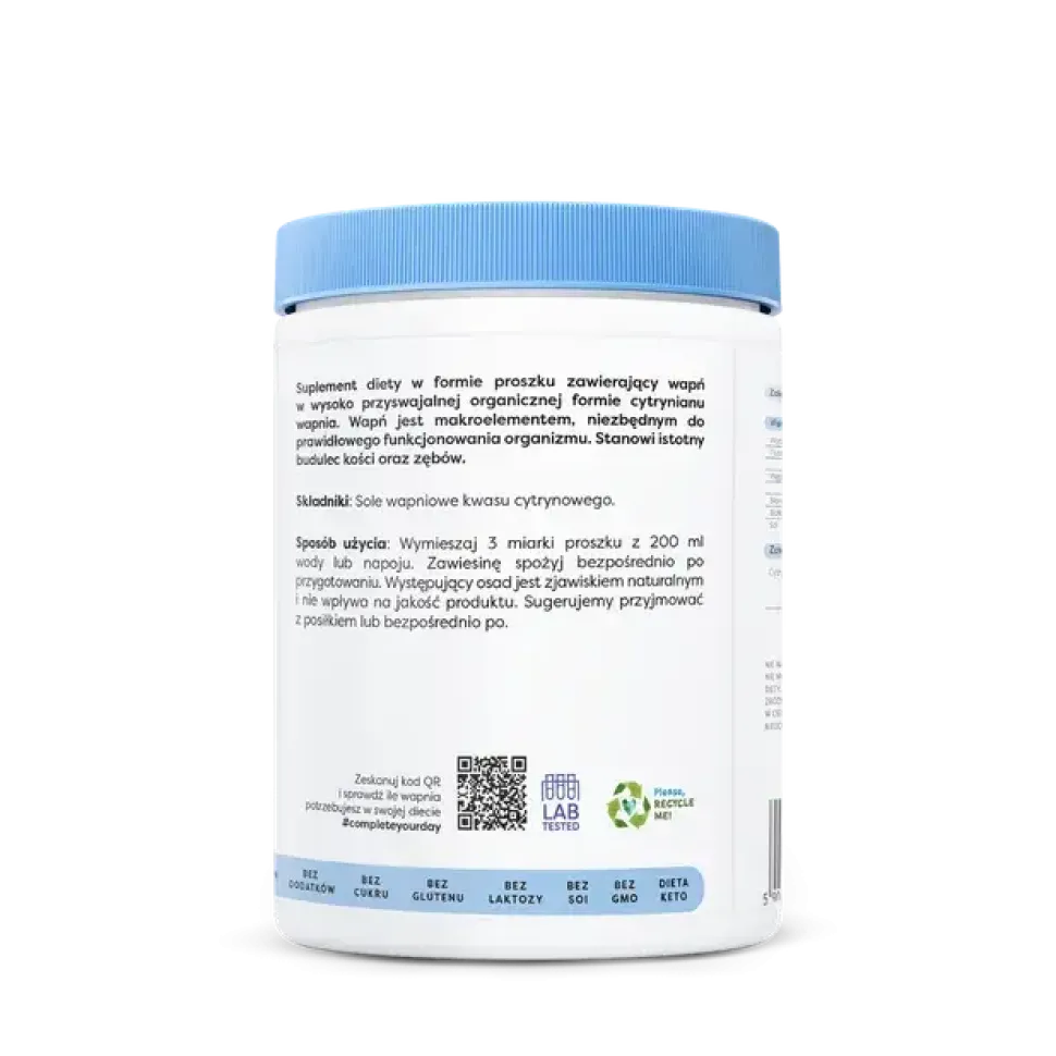 Osavi, Cytrynian wapnia, proszek, 240 g