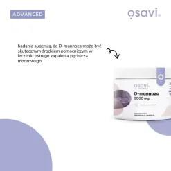 Osavi, D-mannoza 2000 mg, proszek, 120 g