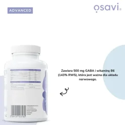 Osavi Gaba 500 mg + witamina B6, kapsułki, 120 szt.