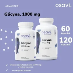 Osavi Glicyna 1000 mg, kapsułki twarde, 60 szt.
