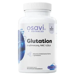 Osavi Glutation z sylimaryną, NAC i LOLA, kapsułki, 120 szt.