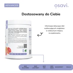 Osavi Kolagen Rybi, proszek, smak grejpfrutowy, 360 g