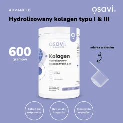 Osavi Kolagen Typu I i III, proszek, 600 g