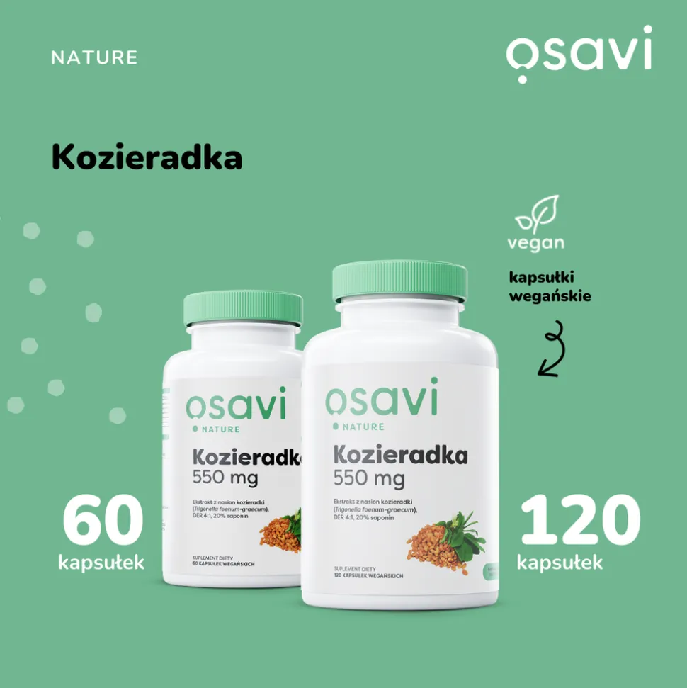 Osavi Kozieradka 550 mg, kapsułki twarde, 60 szt.
