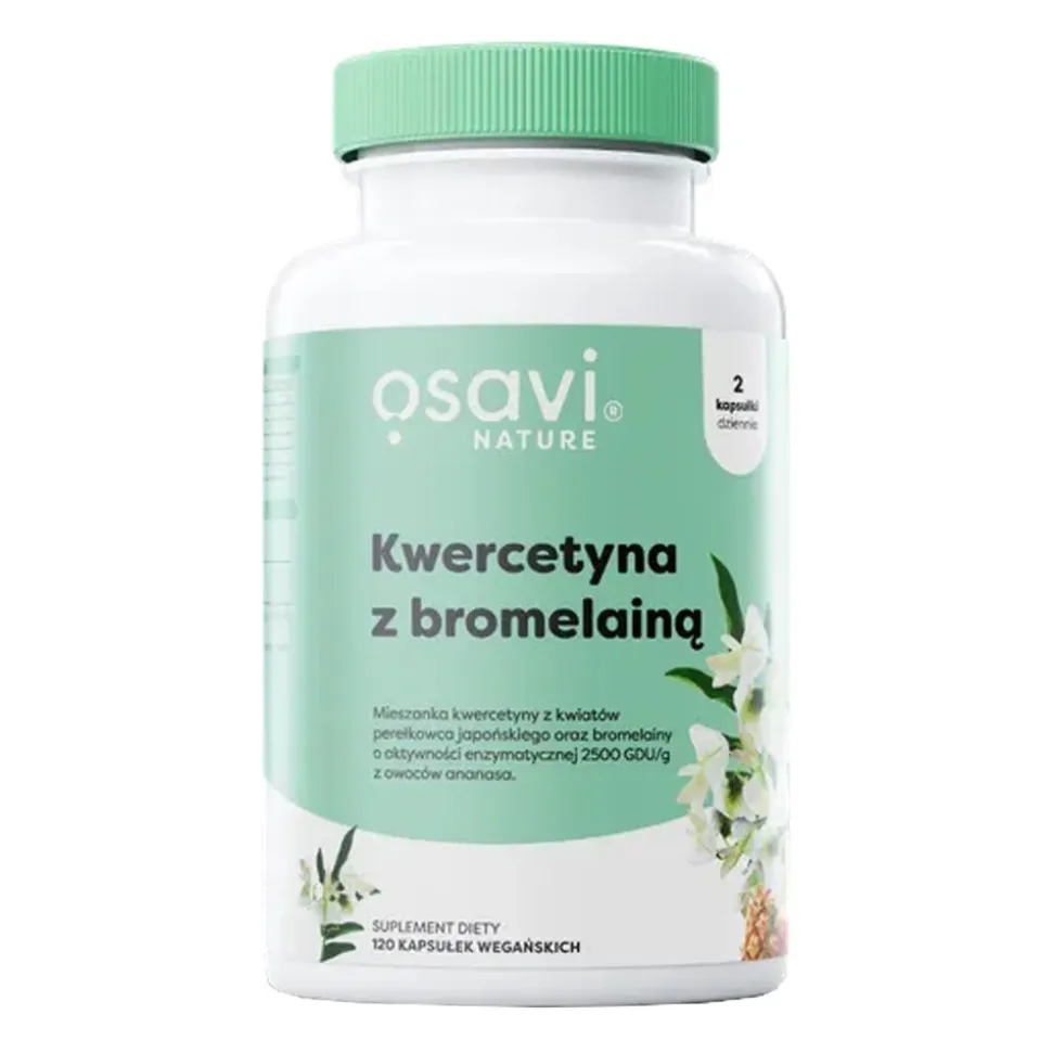 Osavi Kwercetyna z bromelainą, kapsułki twarde, 120 szt.