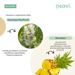Osavi Kwercetyna z bromelainą, kapsułki twarde, 60 szt.