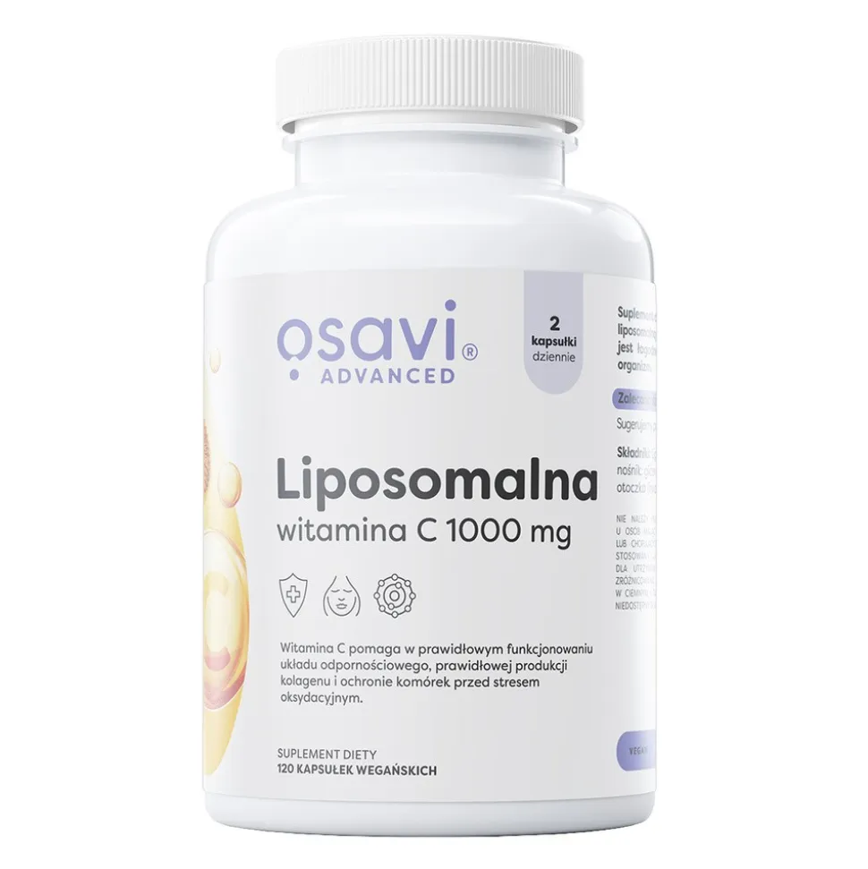 Osavi Liposomalna witamina C 1000 mg, kapsułki twarde, 120 szt.