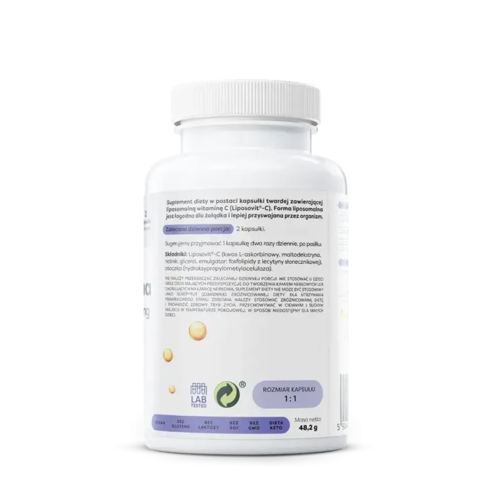 Osavi Liposomalna witamina C 1000 mg, kapsułki twarde, 60 szt.