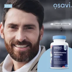 Osavi Multiwitamina i Minerały Mężczyzna, kapsułki twarde, 90 szt.