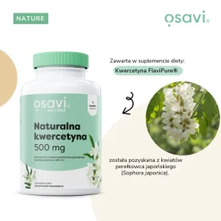 Osavi Naturalna kwercetyna 500 mg, kapsułki, 60 szt.