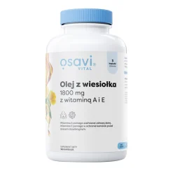 Osavi Olej z wiesiołka 1800 mg z witaminą A i E, kapsułki, 180 szt.