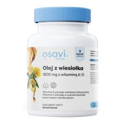 Osavi Olej z wiesiołka 1800 mg z witaminą A i E, kapsułki, 60 szt.