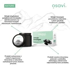 Osavi Shilajit Himalajski - żywica, proszek, 50 g