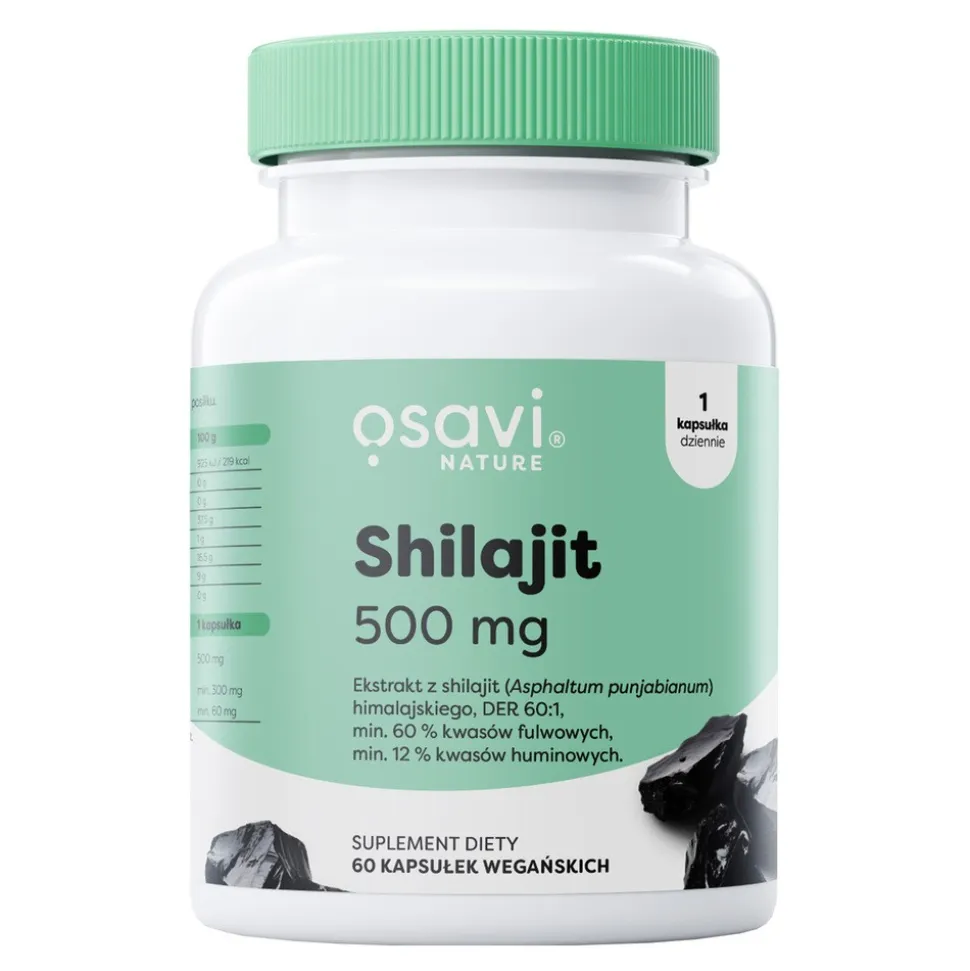 Osavi Shilajit 500 mg, kapsułki, 60 szt.