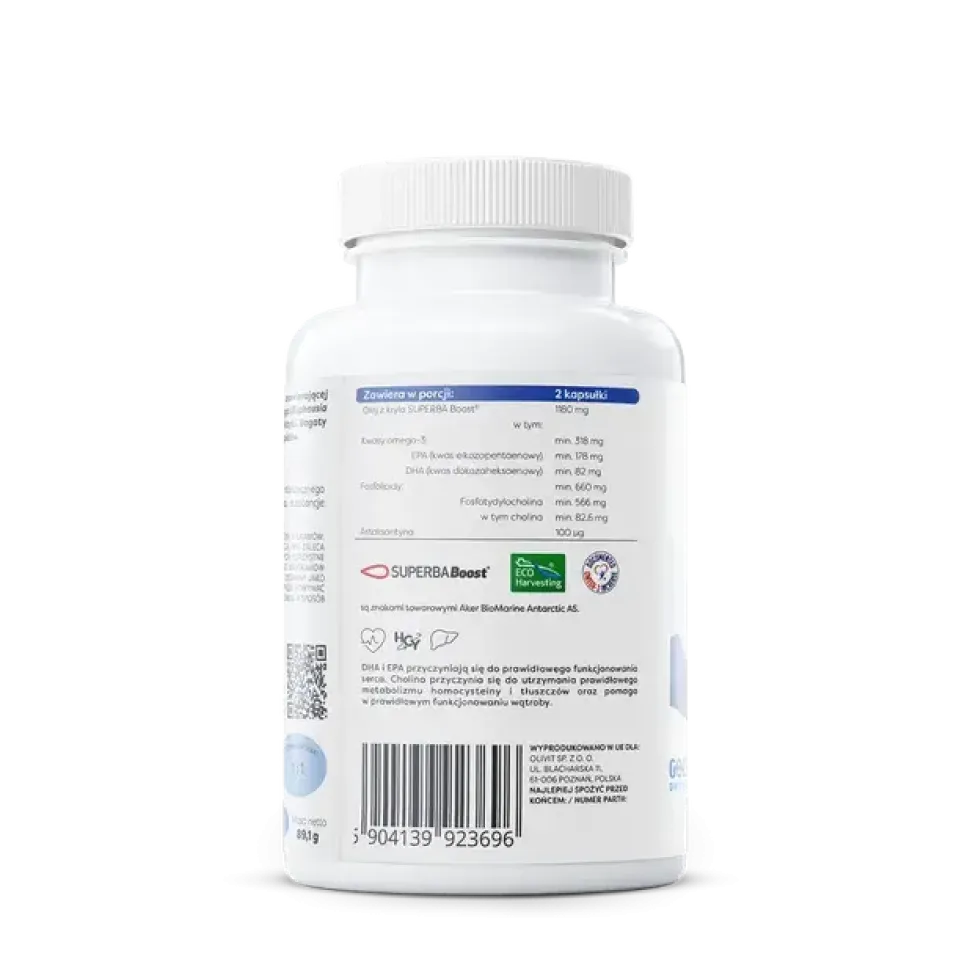 Osavi Super Krill Oil 1180 mg, kapsułki, 120 szt.