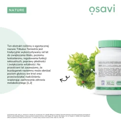 Osavi Tribulus Terrestris, saponiny 200 mg, kapsułki twarde, 180 szt.