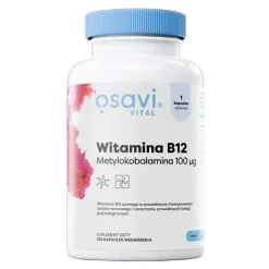 Osavi Witamina B12 Metylokobalamina 100 μg, kapsułki, 120 szt.