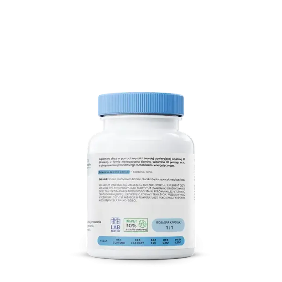 Osavi, Witamina B1 100 mg, kapsułki twarde, 60 szt.