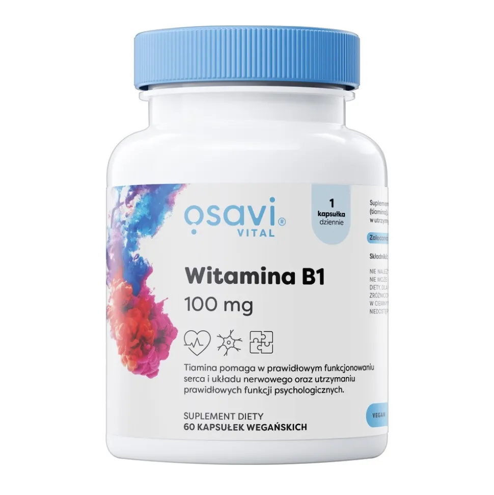 Osavi, Witamina B1 100 mg, kapsułki twarde, 60 szt.