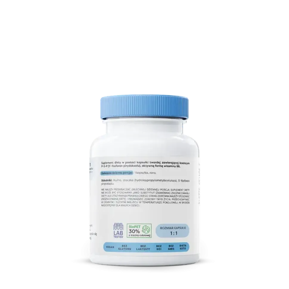 Osavi Witamina B6 P-5-P 30 mg, kapsułki twarde, 60 szt.